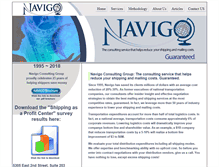 Tablet Screenshot of navigoinc.com